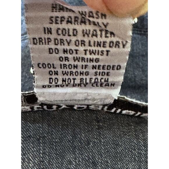 C. D. Daniels Women's Embellished Sparkle Denim Western Stretch Jacket Size 1X - Picture 9 of 9